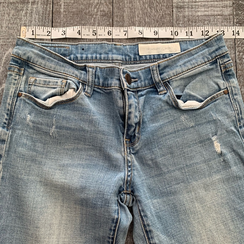 Treasure & Bond Cropped Boyfriend Jeans - Picture 2 of 15